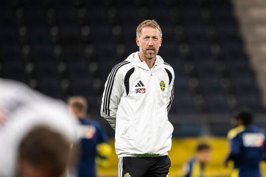 head coach Graham Potter of the Swedish national football