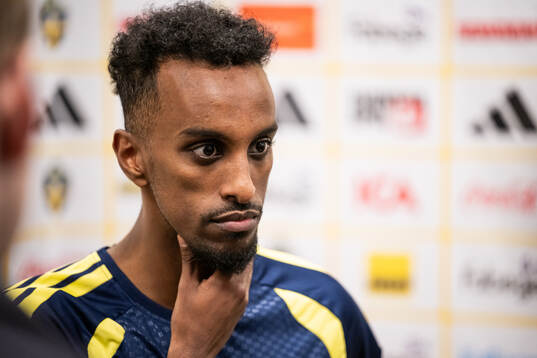 Taha Ali of the Swedish national football team