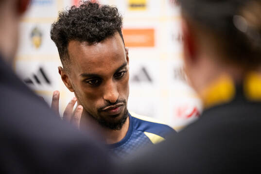 Taha Ali of the Swedish national football team