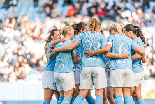 Malmö FFs spelare jublar