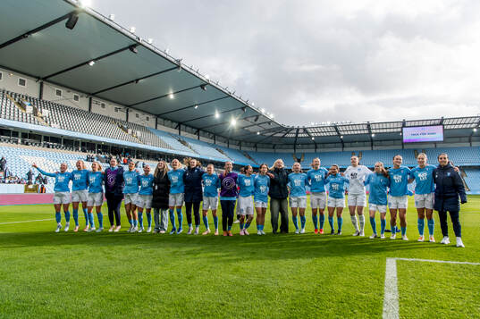Malmö FFs spelare jublar