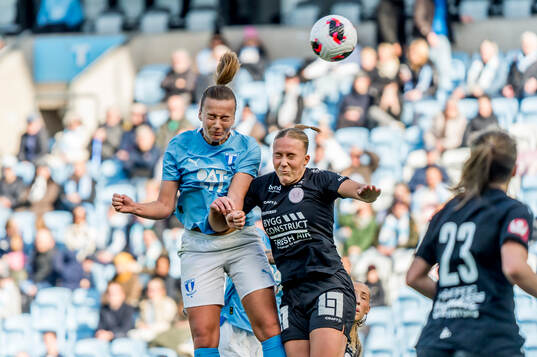Malmö FFs Sara Kanutte Sørensen Fornes och IK Uppsalas