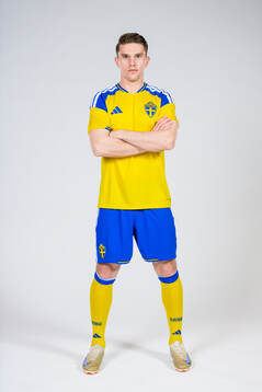 Viktor Gyökeres of the Swedish national football team