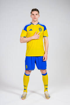 Viktor Gyökeres of the Swedish national football team