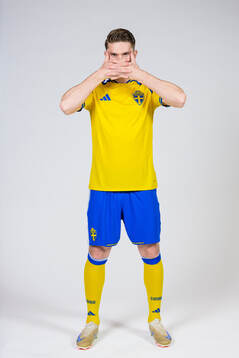 Viktor Gyökeres of the Swedish national football team