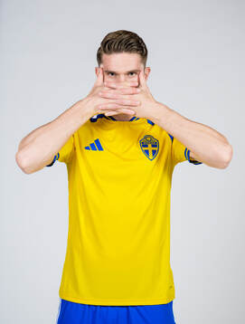 Viktor Gyökeres of the Swedish national football team
