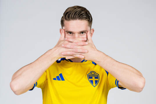 Viktor Gyökeres of the Swedish national football team