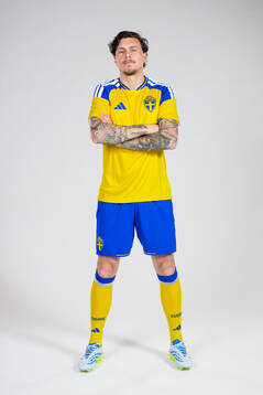 Victor Nilsson Lindelöf of the Swedish national football
