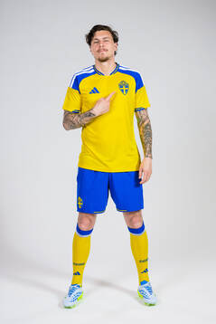 Victor Nilsson Lindelöf of the Swedish national football
