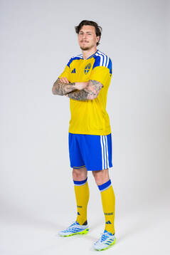 Victor Nilsson Lindelöf of the Swedish national football