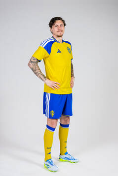 Victor Nilsson Lindelöf of the Swedish national football