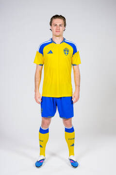 Mattias Svanberg of the Swedish national football team