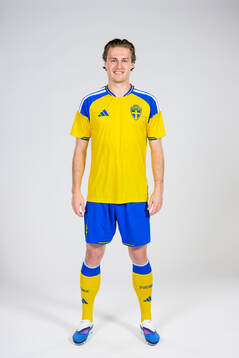 Mattias Svanberg of the Swedish national football team