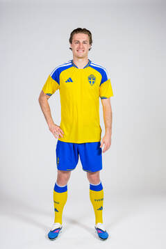 Mattias Svanberg of the Swedish national football team