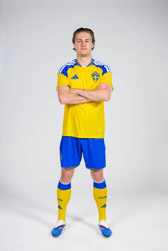 Mattias Svanberg of the Swedish national football team