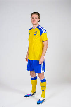 Mattias Svanberg of the Swedish national football team