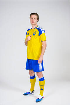 Mattias Svanberg of the Swedish national football team