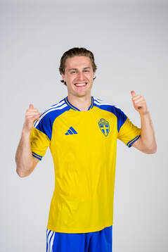 Mattias Svanberg of the Swedish national football team