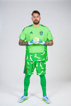 Goalkeeper Kristoffer Nordfeldt of the Swedish national