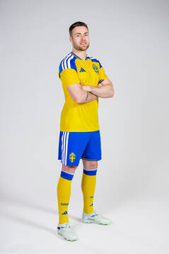 Gabriel Gudmundsson of the Swedish national football team