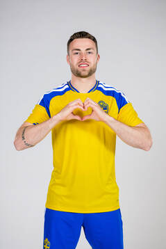 Gabriel Gudmundsson of the Swedish national football team