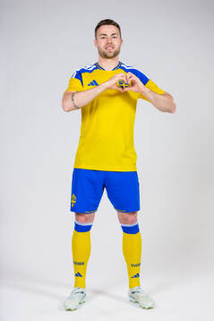Gabriel Gudmundsson of the Swedish national football team