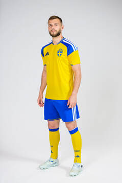 Jesper Karlström of the Swedish national football team
