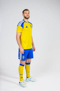 Jesper Karlström of the Swedish national football team