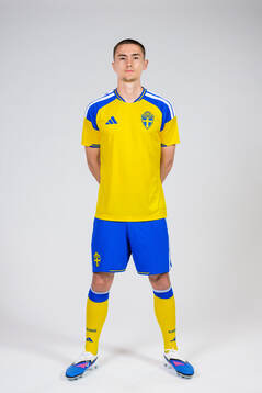 Gustaf Lagerbielke of the Swedish national football team