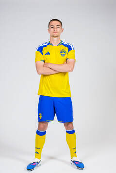 Gustaf Lagerbielke of the Swedish national football team