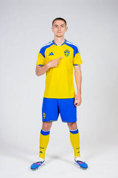 Gustaf Lagerbielke of the Swedish national football team