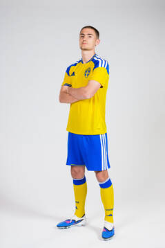 Gustaf Lagerbielke of the Swedish national football team