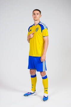 Gustaf Lagerbielke of the Swedish national football team