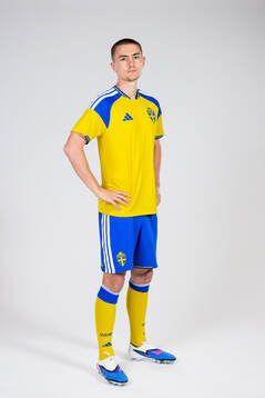 Gustaf Lagerbielke of the Swedish national football team