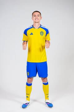 Gustaf Lagerbielke of the Swedish national football team