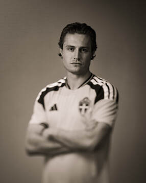 Mattias Svanberg of the Swedish national football team
