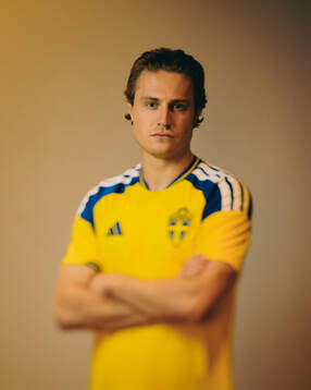 Mattias Svanberg of the Swedish national football team