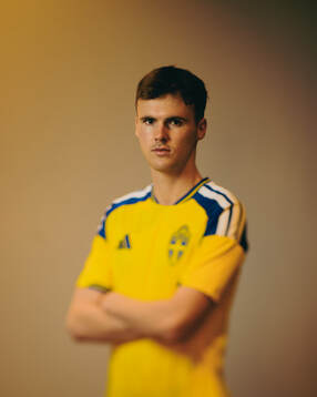 Williot Swedberg of the Swedish national football team