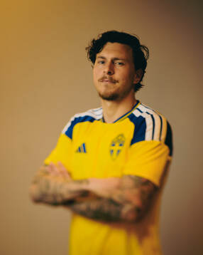 Victor Nilsson Lindelöf of the Swedish national football