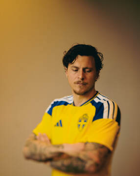 Victor Nilsson Lindelöf of the Swedish national football