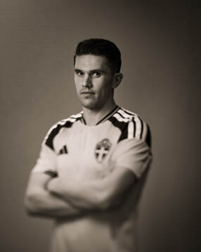 Viktor Gyökeres of the Swedish national football team
