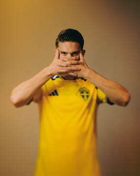 Viktor Gyökeres of the Swedish national football team
