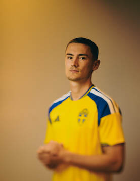 Gustaf Lagerbielke of the Swedish national football team