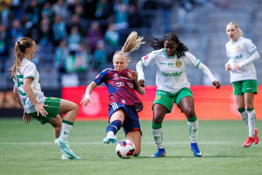 Rosengårds Molly Johansson mot Hammarbys Fanny Peterson