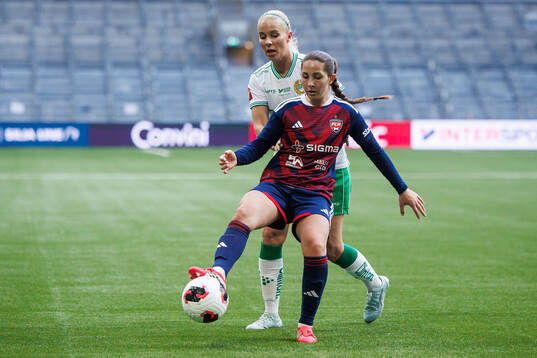 Hammarbys Stina Lennartsson och Rosengårds Filippa