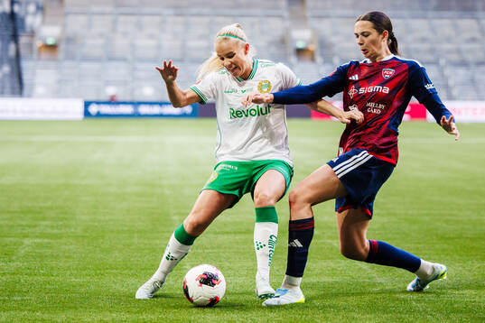 Hammarbys Stina Lennartsson och Rosengårds Cecily