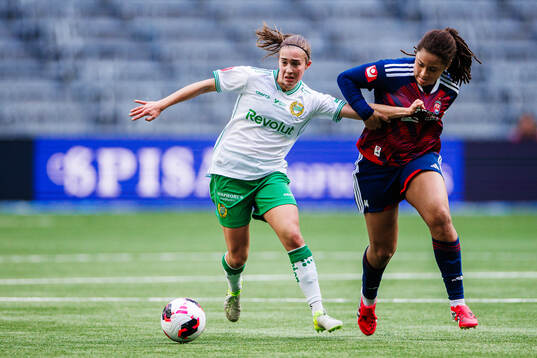 Hammarbys Vilma Emilia Koivisto och Rosengårds Jo-Anne