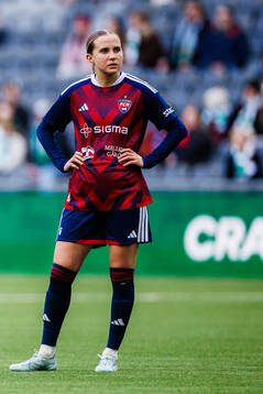 under fotbollsmatchen i Damallsvenskan mellan Hammarby och
