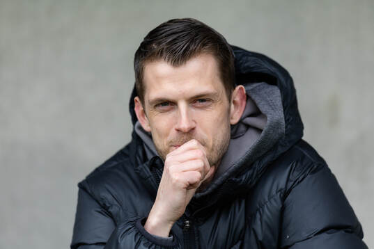 Brommapojkarnas tränare Daniel Gunnars