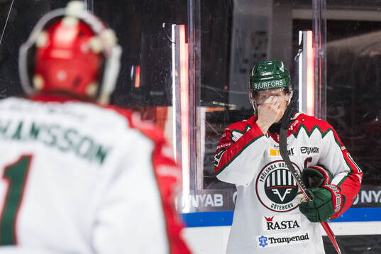 Frölundas Max Friberg deppar
